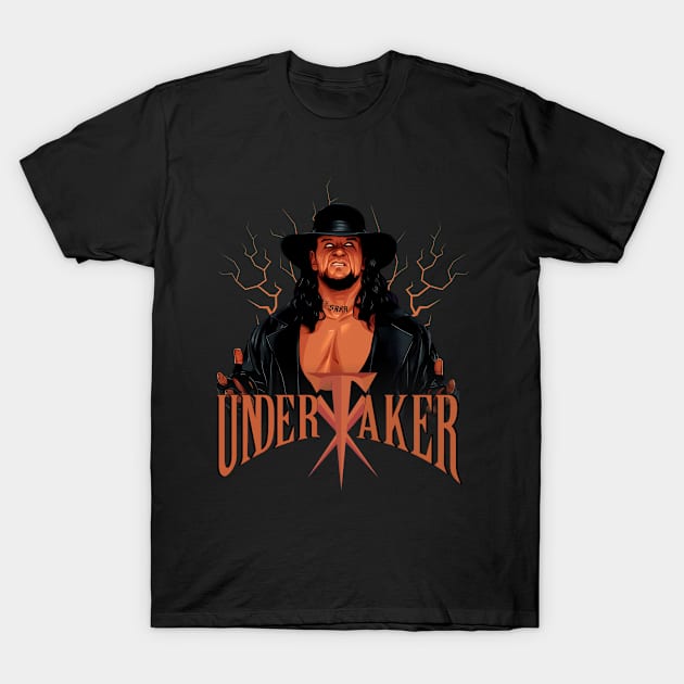 Wwe Smackdown Undertaker T-Shirt by Cika Ciki